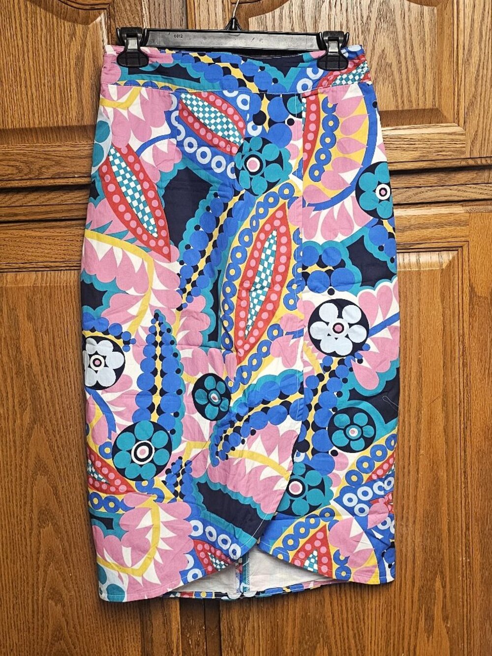 J.Crew Tie-Back Tulip Skirt in Ratti® Kaleidoscope Floral – Size 4